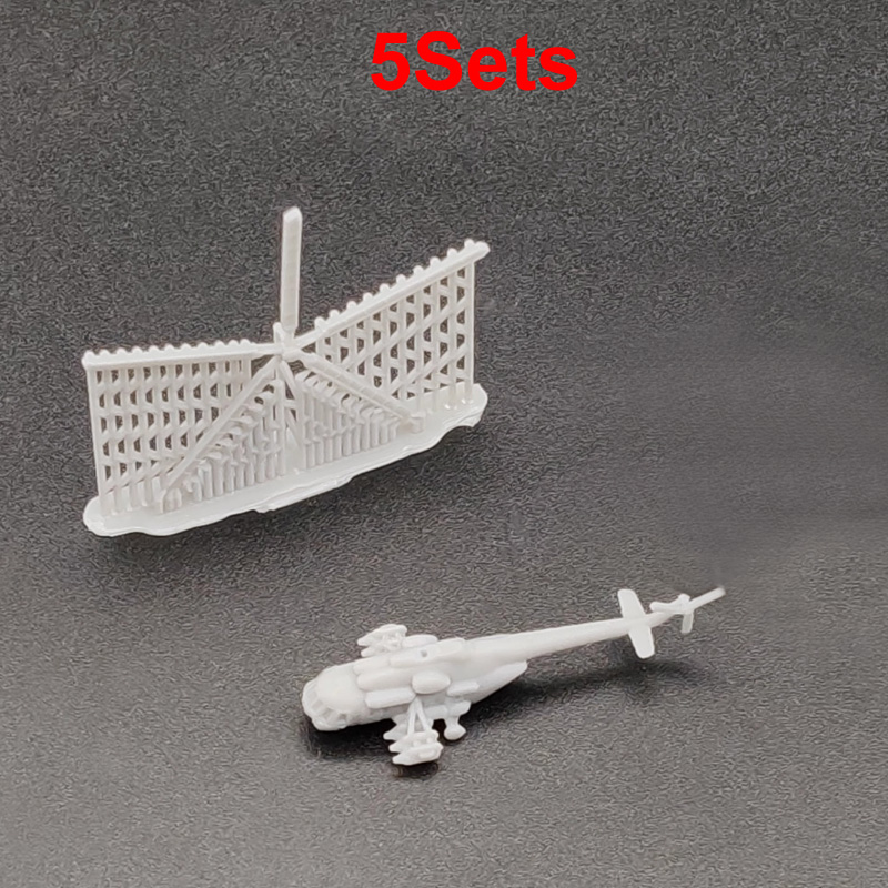Model Kit Helicopter - 5Sets 1/2000 700 400 350 Scale
