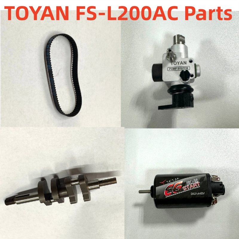 Model Kit Engine - TOYAN FS-L200AC Twin Cylinder Engine Model