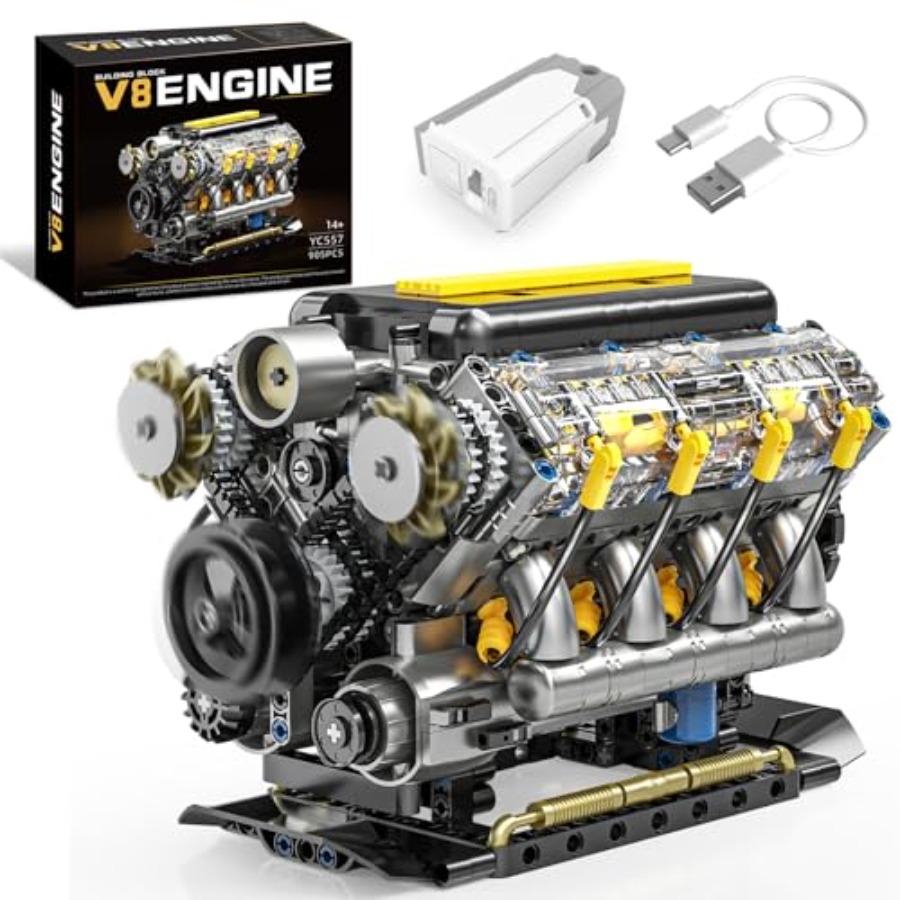 V8 Engine Model Kit that Runs, - Model Kit Engine V8 ulasan dan harga