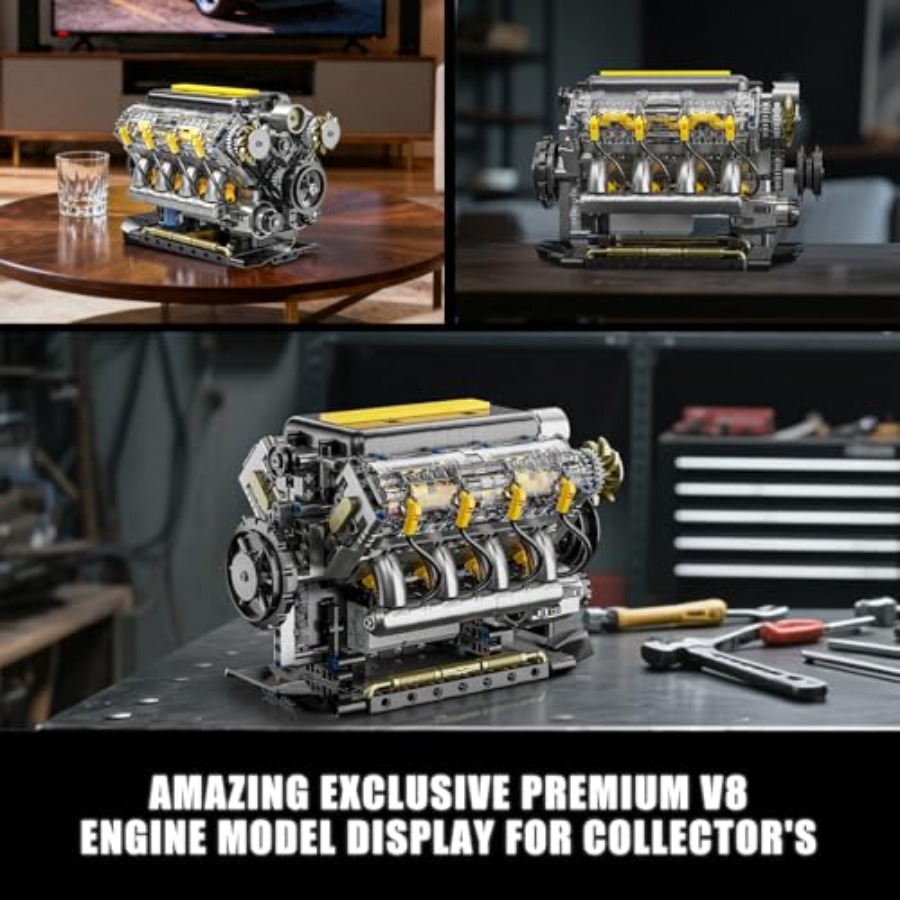 V8 Engine Model Kit that Runs, - Model Kit Engine V8 ulasan dan harga