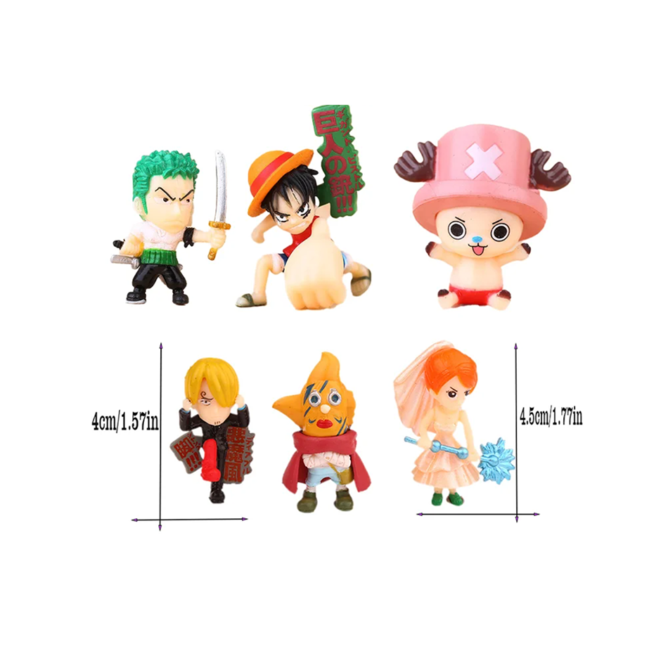 6Pcs/Set One Piece Monkey D. L - Model Kit One Piece Bandai ulasan dan harga