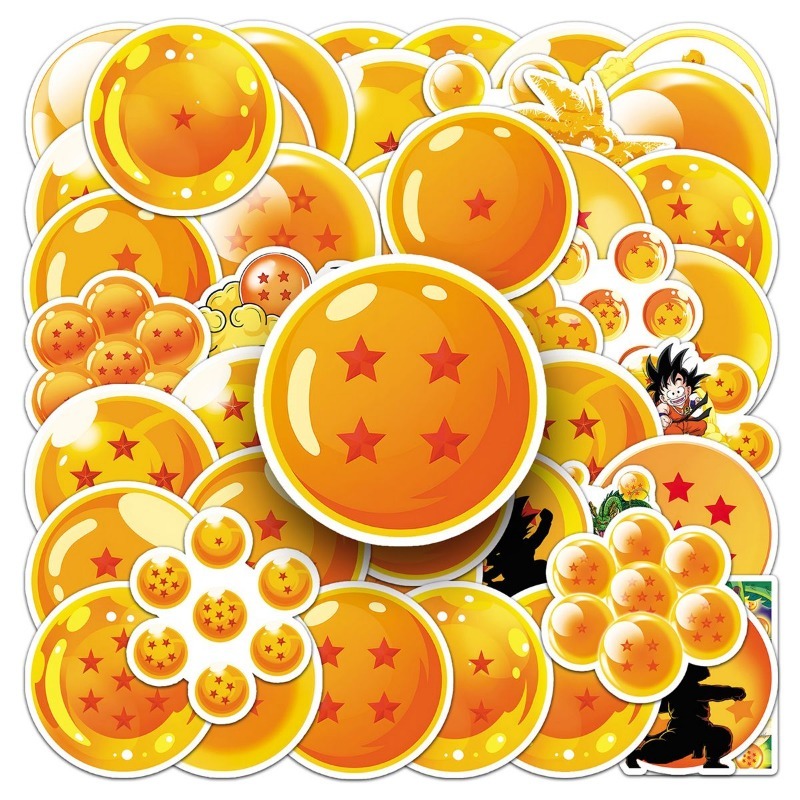 50pcs Dragon Ball PVC stickers - Model Kit Dragon Ball ulasan dan harga
