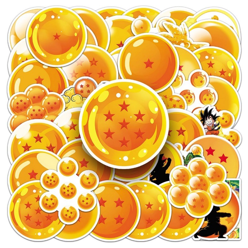 50pcs Dragon Ball PVC stickers - Model Kit Dragon Ball ulasan dan harga
