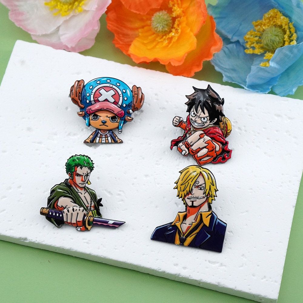 4Pcs Cartoon ONE PIECE Luffy B - Model Kit One Piece Bandai ulasan dan harga
