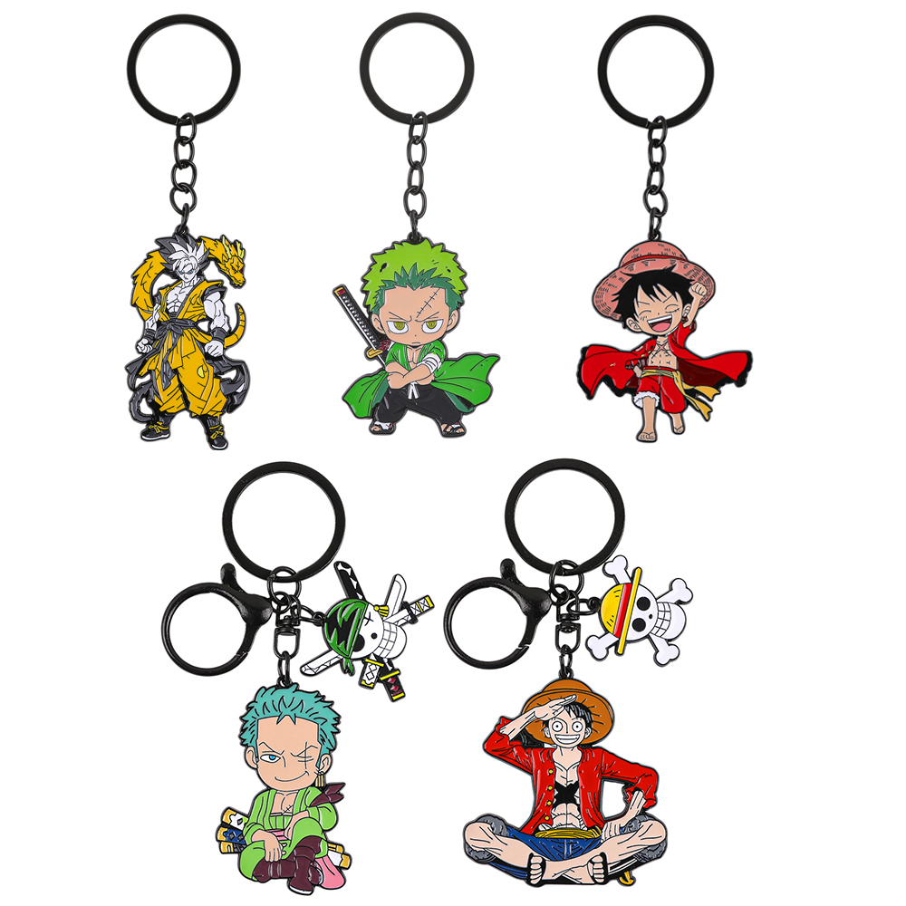 One Piece Anime Keychain Set - - Model Kit One Piece Bandai ulasan dan harga