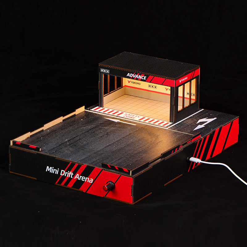 1:64 Scale DIY Drift Track Dio - Model Kit Led ulasan dan harga