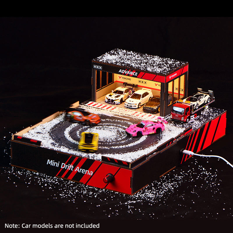 1:64 Scale DIY Drift Track Dio - Model Kit Led ulasan dan harga