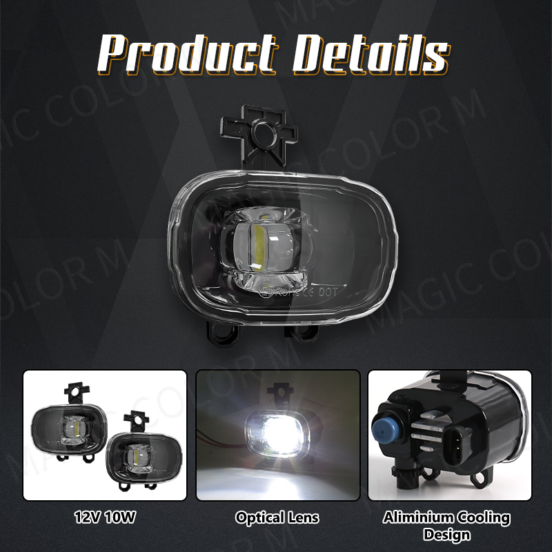 2PCs LED Fog Lights for Nissan - Model Kit F16 ulasan dan harga
