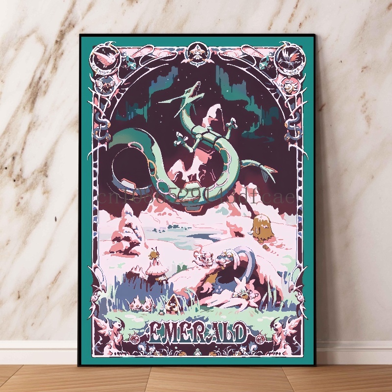 Pokemon Retro Cartoon Poster C - Model Kit Lugia ulasan dan harga