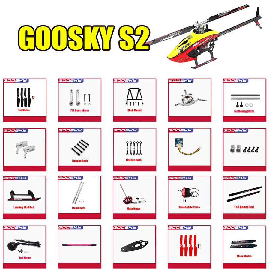 Goosky S2 Helicopter Kit Repla - Model Kit Helicopter ulasan dan harga