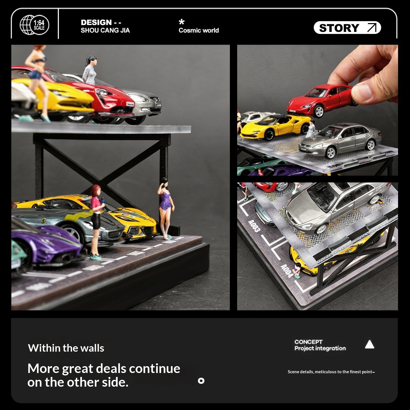 Collector 1:64 Scale Two-Story - Model Kit Led ulasan dan harga