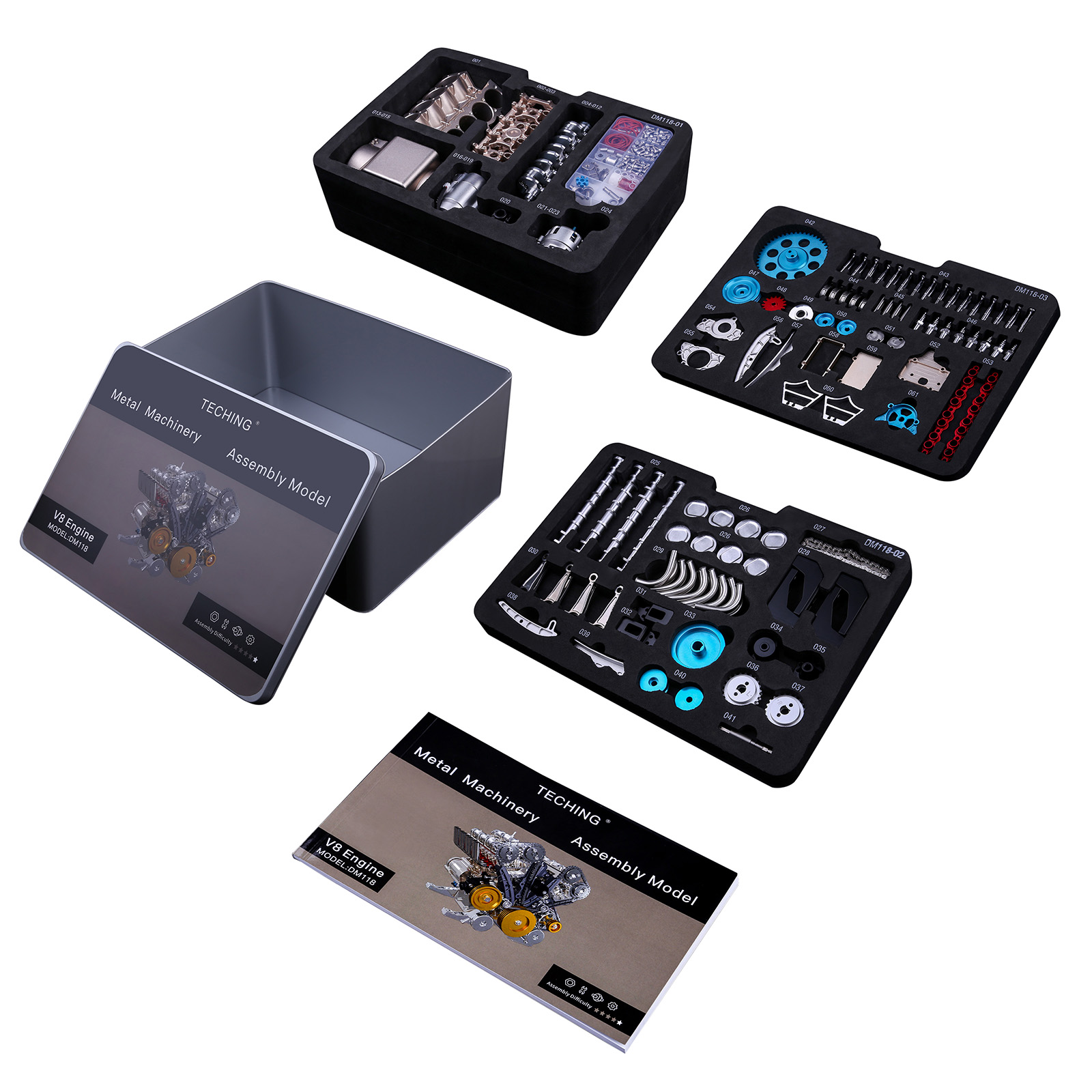 500+Pcs DIY V8 Engine Model Me - Model Kit Engine V8 ulasan dan harga