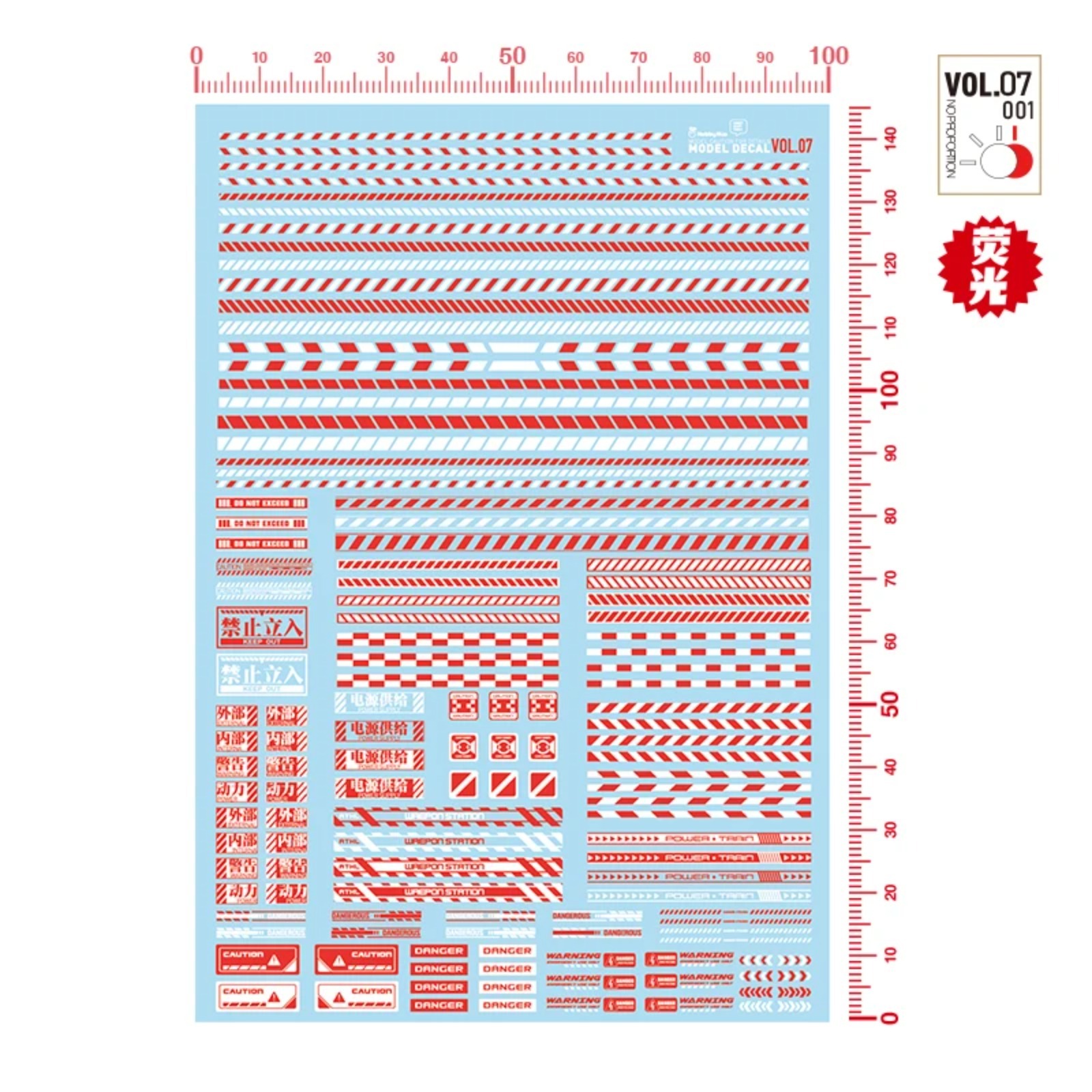 HOBBY MIO VOL7-001~003 Fluores - Model Kit Water Decal ulasan dan harga