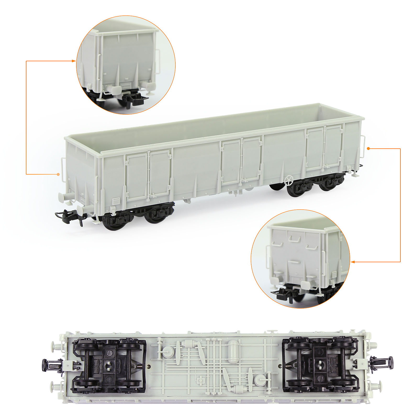 Evemodel 1pc HO Scale 1:87 Bla - Model Kit Lugia ulasan dan harga