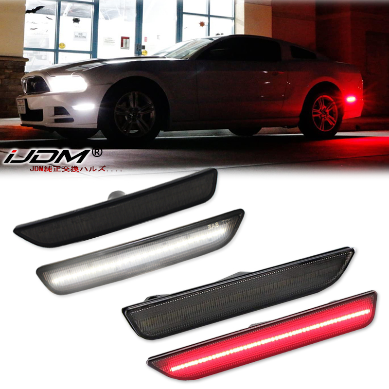 2pcs Car Front Rear Bumper Sid - Model Kit Led ulasan dan harga