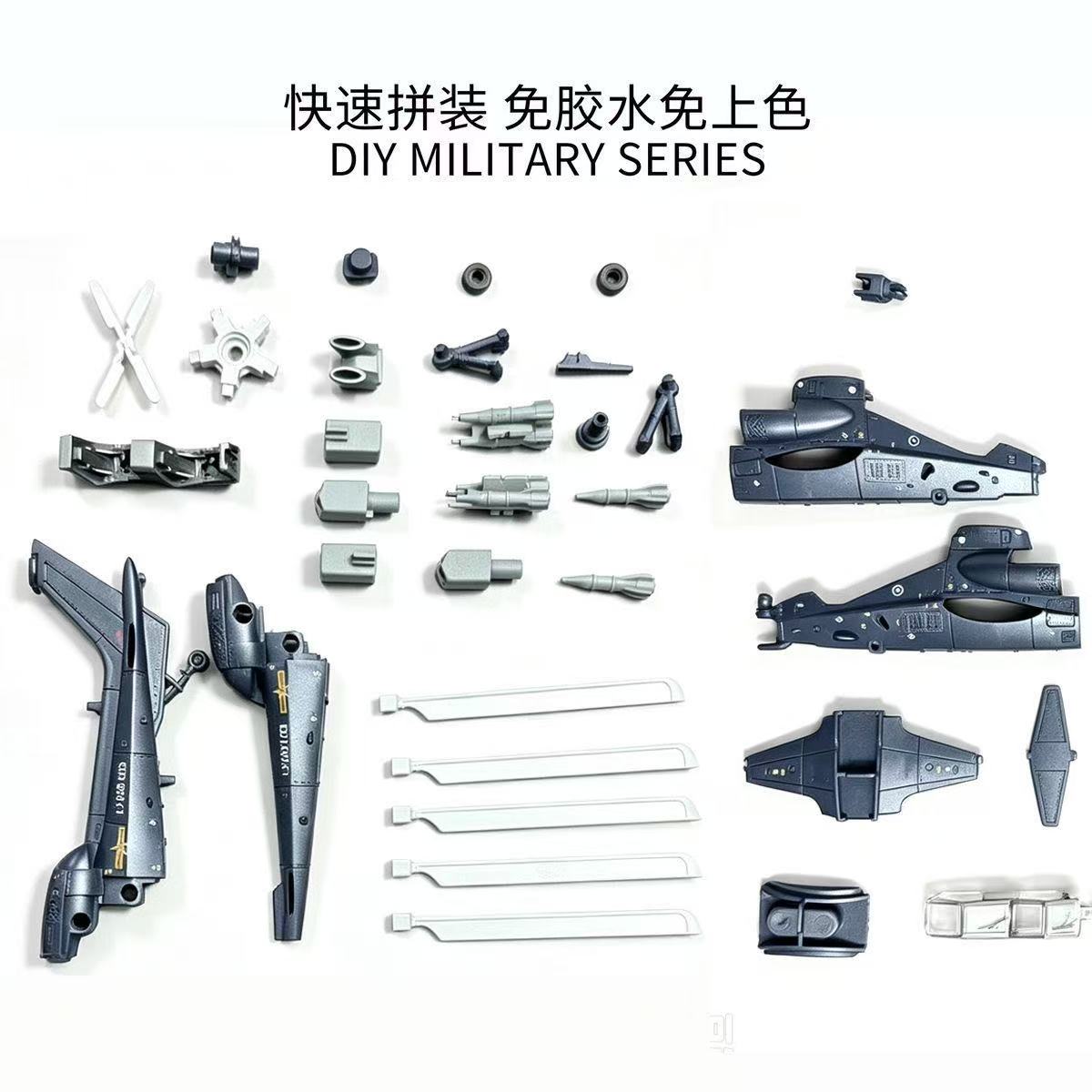 NEW 1:72 Scale Z-10 Quick Buil - Model Kit Helicopter ulasan dan harga