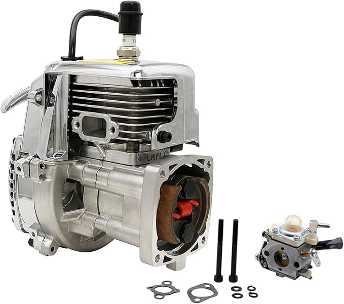 FLMLF 29CC 4 Bolt Engine Chrom - Model Kit Engine ulasan dan harga