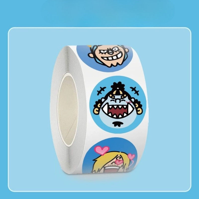 500 stickers/roll One Piece St - Model Kit One Piece Bandai ulasan dan harga