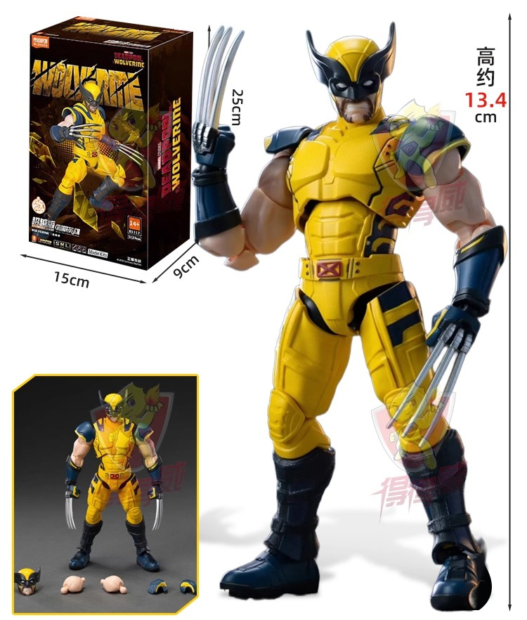 Original BLOKEES Deadpool & Wo - Model Kit Wolverine ulasan dan harga