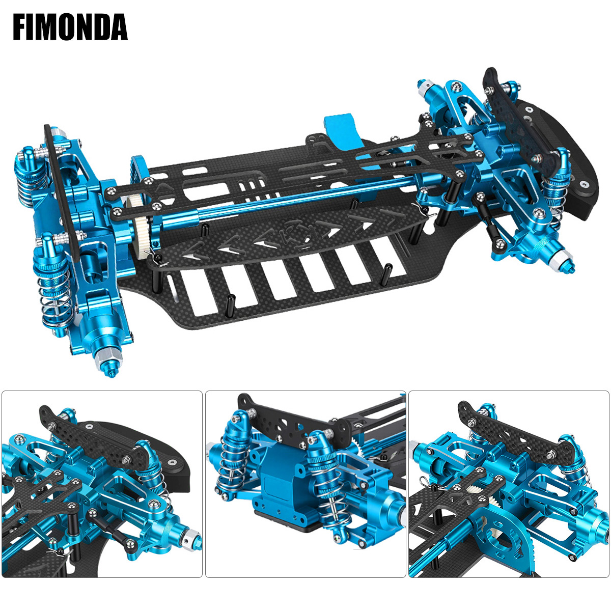 Aluminum & Carbon Fiber Frame  - Model Kit Helicopter ulasan dan harga