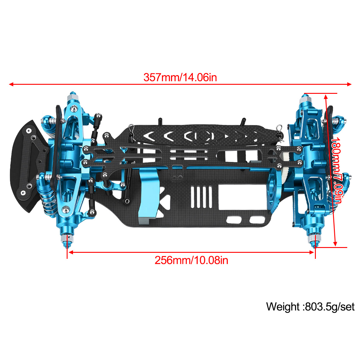 Aluminum & Carbon Fiber Frame  - Model Kit Helicopter ulasan dan harga
