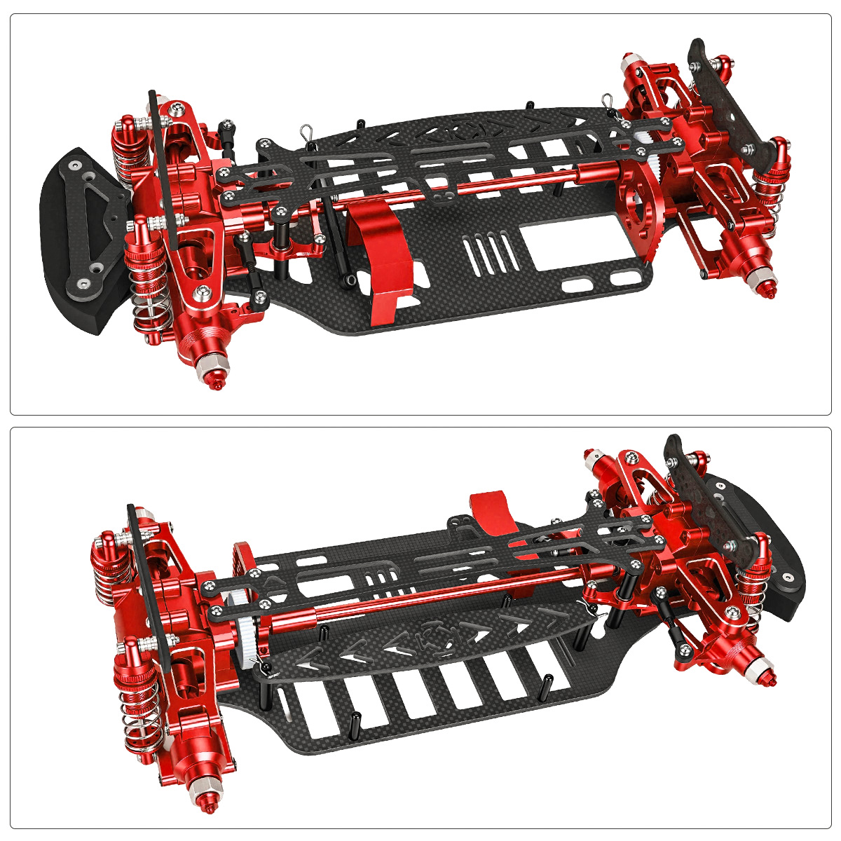 Aluminum & Carbon Fiber Frame  - Model Kit Helicopter ulasan dan harga