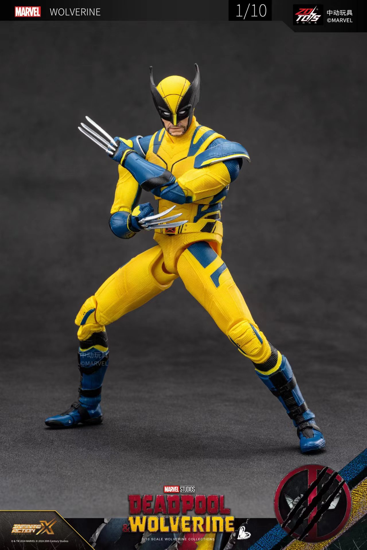 Original 2024 Deadpool & Wolve - Model Kit Wolverine ulasan dan harga
