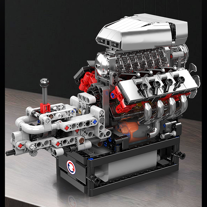 Mould King 10225 Technical Eng - Model Kit Engine ulasan dan harga