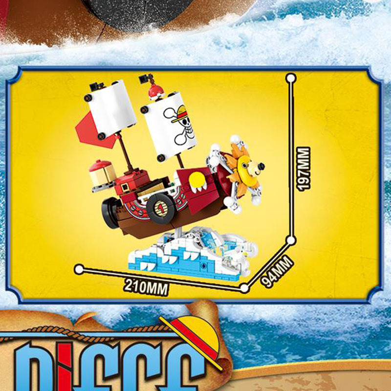 4in1 One Piece THOUSAND SUNNY  - Model Kit One Piece Bandai ulasan dan harga