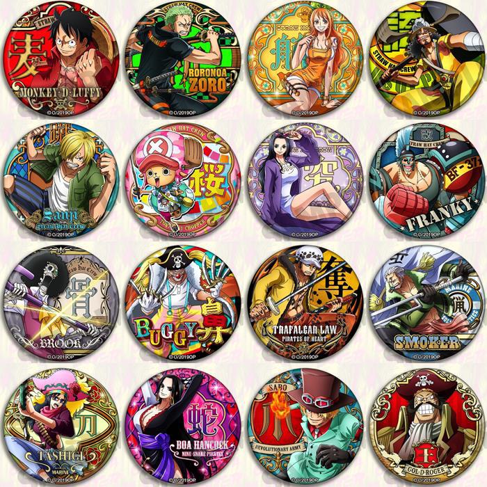 One Piece Anime Badge Pin Set  - Model Kit One Piece Bandai ulasan dan harga