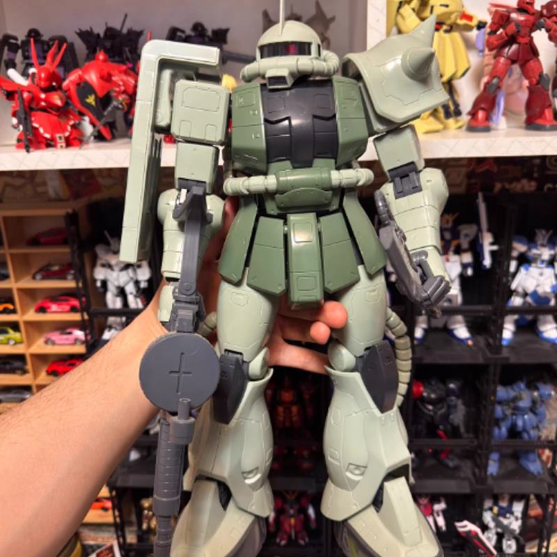 Hot 1/48 MEGA Zaku II Assembly - Model Kit Water Decal ulasan dan harga