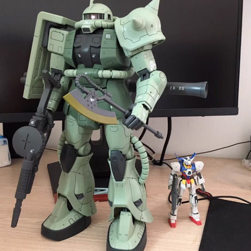 Hot 1/48 MEGA Zaku II Assembly - Model Kit Water Decal ulasan dan harga