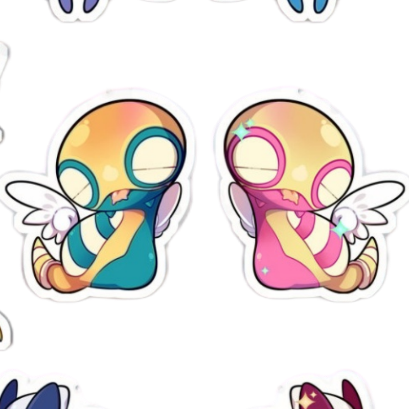 Cute Acrylic Keychain Double-S - Model Kit Lugia ulasan dan harga