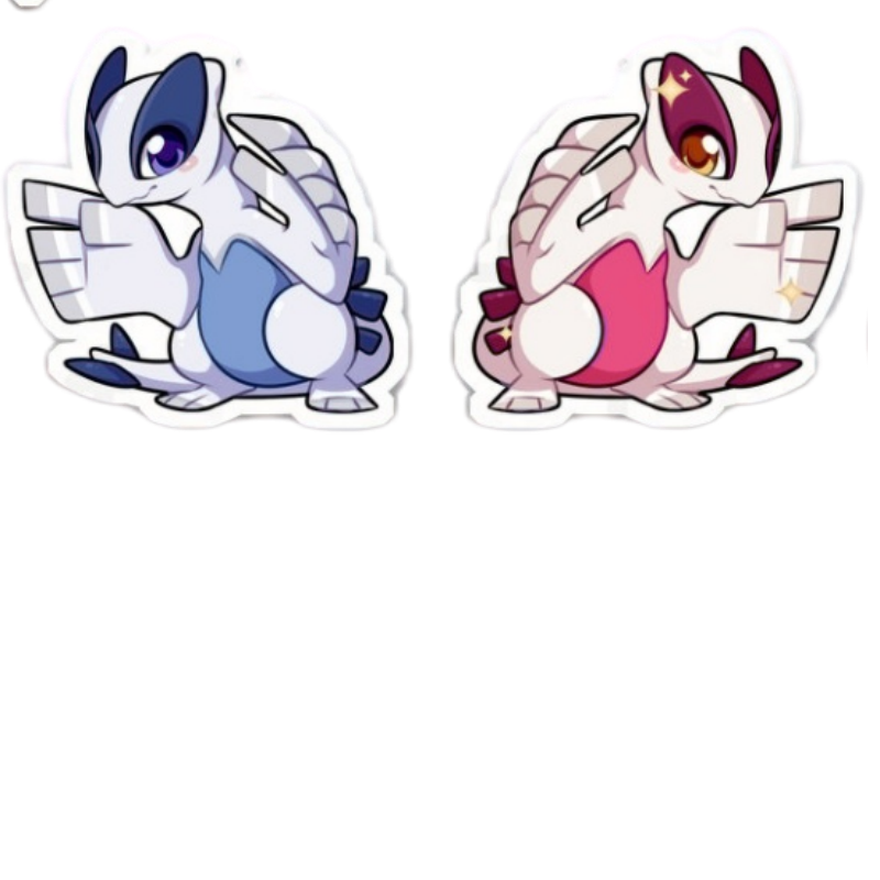 Cute Acrylic Keychain Double-S - Model Kit Lugia ulasan dan harga