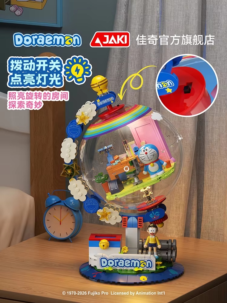 JAKI Doraemon Licensed Globe B - Model Kit Led ulasan dan harga